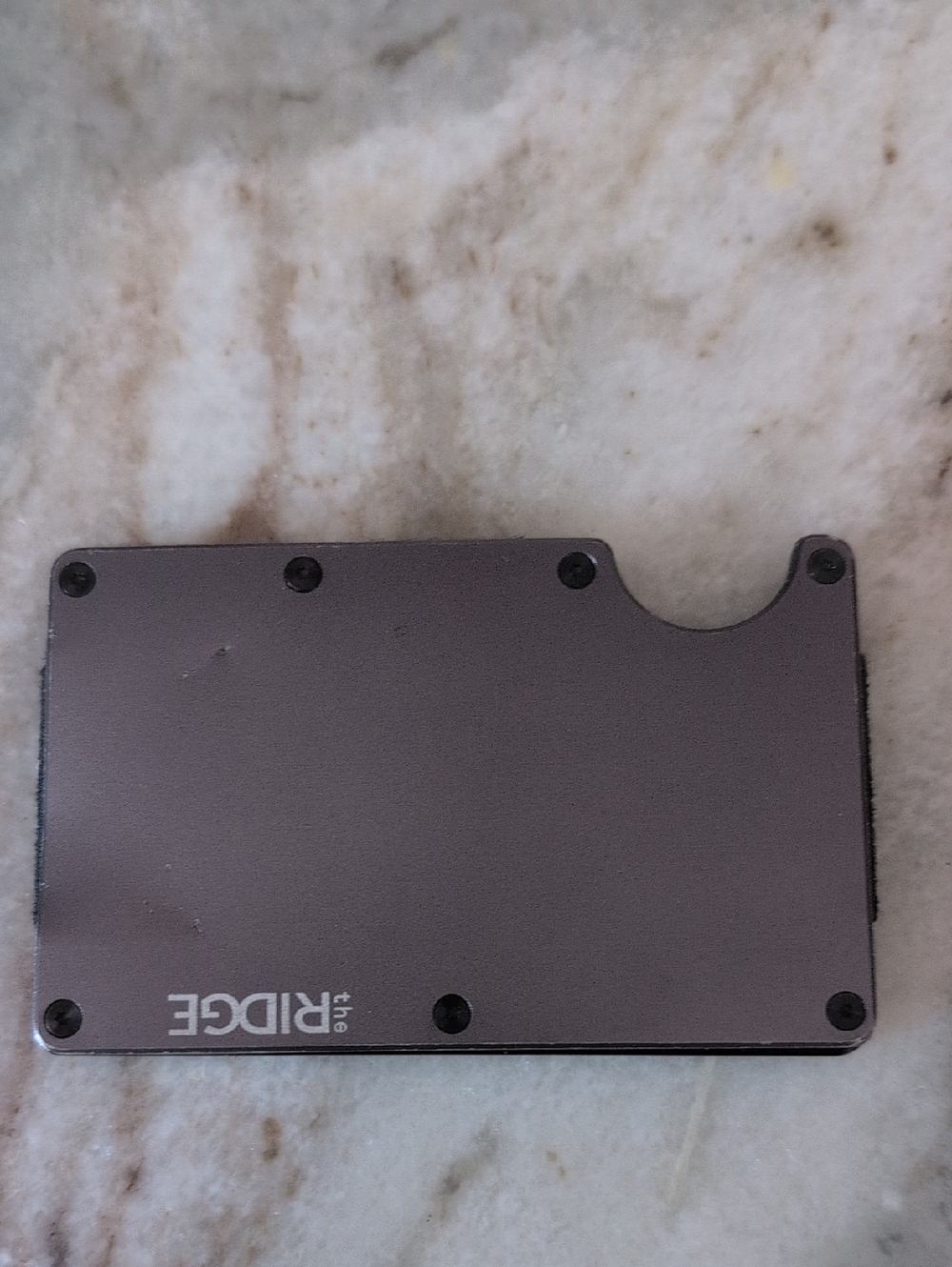 The Ridge Gunmetal RFID Card Holder Ridge Wallet - Picture 2 of 9